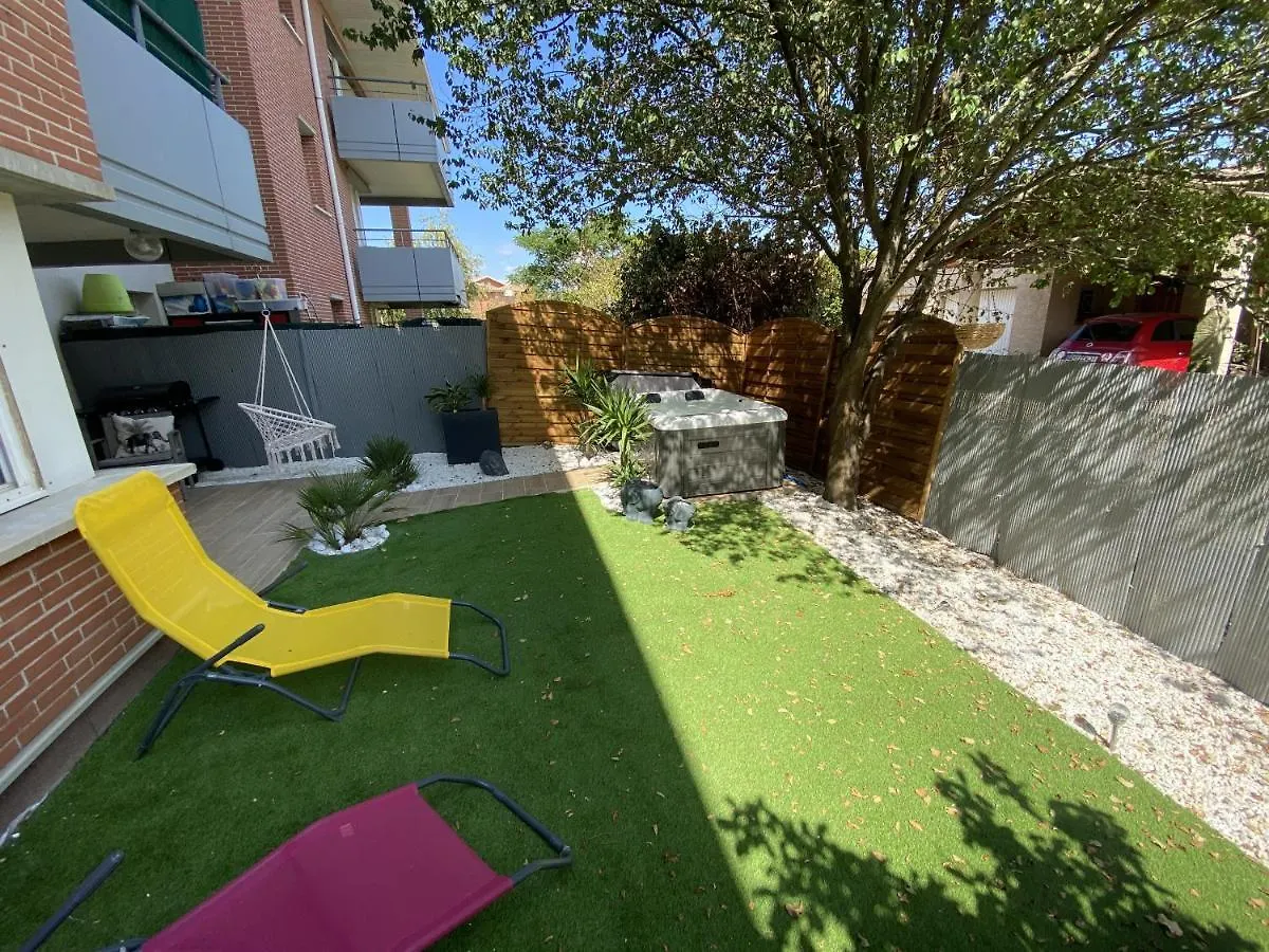 Le Jungle : T2 Avec Jardin Et Jacuzzi Apartment Blagnac 0*,